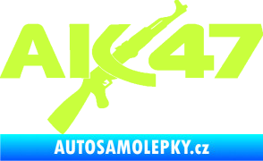 Samolepka AK 47 limetová