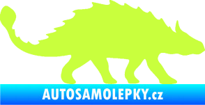 Samolepka Ankylosaurus 001 pravá limetová