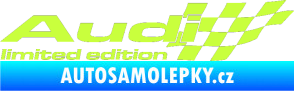 Samolepka Audi limited edition pravá limetová