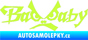 Samolepka Bad Baby limetová