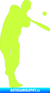 Samolepka Baseball 012 pravá limetová