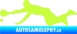Samolepka Baseball 015 levá limetová