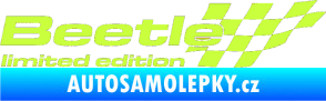 Samolepka Beetle limited edition pravá limetová