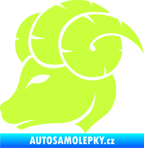 Samolepka Beran zvěrokruh 002 levá limetová