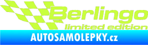 Samolepka Berlingo limited edition levá limetová