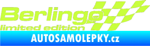 Samolepka Berlingo limited edition pravá limetová