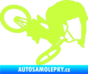 Samolepka Biker 001 pravá limetová