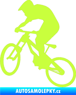 Samolepka Biker 002 levá limetová