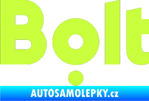 Samolepka Bolt - taxi limetová