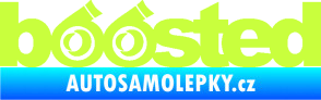 Samolepka Boosted turbo limetová