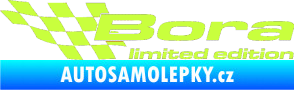 Samolepka Bora limited edition levá limetová
