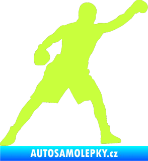 Samolepka Boxer 002 pravá limetová