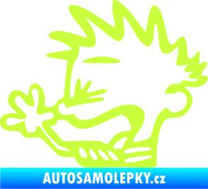 Samolepka Boy tůdle nůdle levá limetová