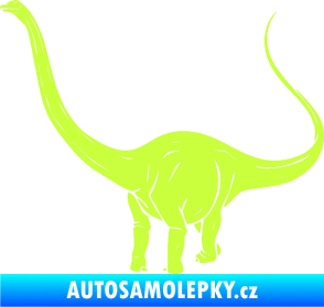 Samolepka Brachiosaurus 002 levá limetová