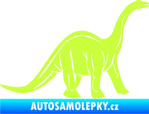 Samolepka Brachiosaurus 003 pravá limetová