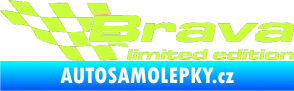 Samolepka Brava limited edition levá limetová