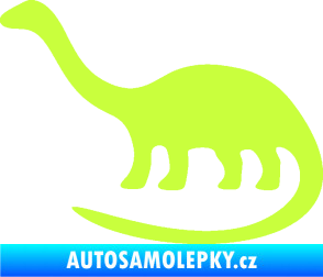 Samolepka Brontosaurus 001 levá limetová