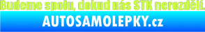 Samolepka Budeme spolu, dokud nás STK nerozdělí limetová