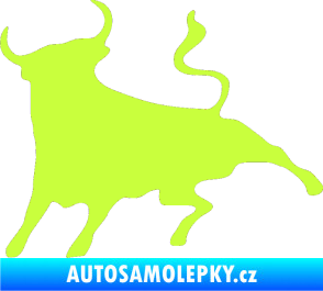 Samolepka Býk 002 levá limetová