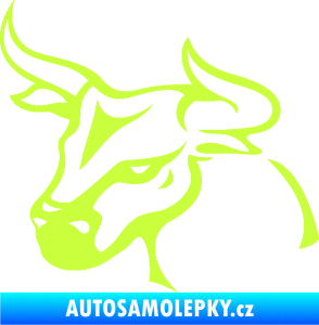 Samolepka Býk 005 levá limetová
