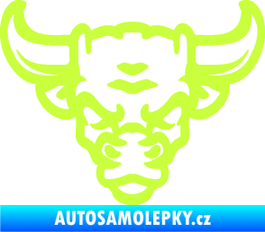 Samolepka Býk 012 limetová
