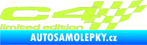 Samolepka C4 limited edition pravá limetová
