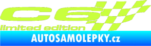 Samolepka C6 limited edition pravá limetová