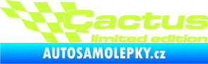 Samolepka Cactus limited edition levá limetová