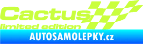 Samolepka Cactus limited edition pravá limetová