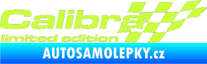 Samolepka Calibra limited edition pravá limetová