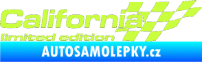 Samolepka California limited edition pravá limetová