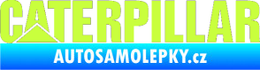 Samolepka Caterpillar - jedna barva limetová
