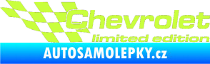 Samolepka Chevrolet limited edition levá limetová