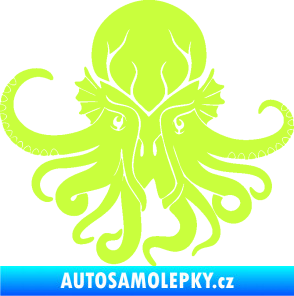 Samolepka Chobotnice 002 levá limetová