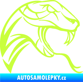Samolepka Cobra 002 pravá limetová