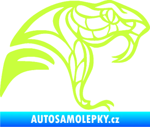 Samolepka Cobra 003 pravá limetová