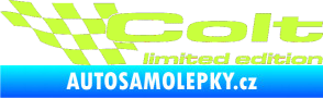 Samolepka Colt limited edition levá limetová