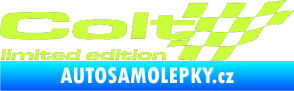 Samolepka Colt limited edition pravá limetová