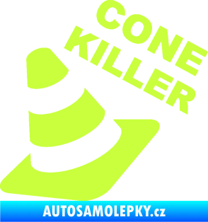 Samolepka Cone killer  limetová