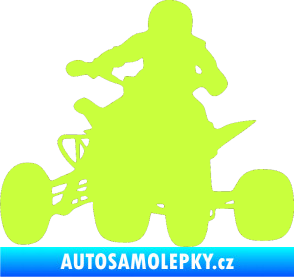 Samolepka Čtyřkolka 002 levá limetová