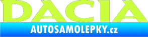 Samolepka Dacia 001 limetová