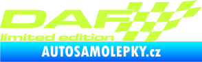 Samolepka DAF limited edition pravá limetová