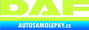 Samolepka DAF limetová