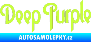Samolepka Deep Purple limetová