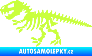 Samolepka Dinosaurus kostra 001 levá limetová