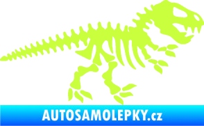 Samolepka Dinosaurus kostra 001 pravá limetová