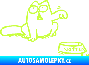 Samolepka Dolej naftu - pravá limetová