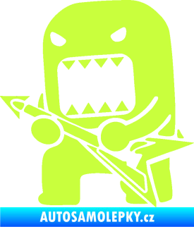 Samolepka Domo 003 levá rocker limetová