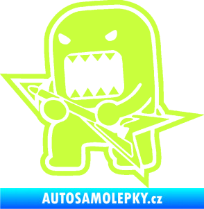 Samolepka Domo 004 levá rocker limetová