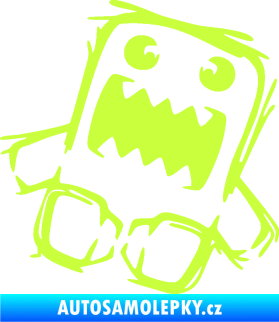 Samolepka Domo 009 pravá crazy limetová